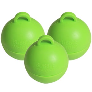 peso balões verde lima