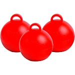 peso balões vermelho