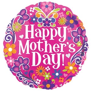 Happy Mothers Day Flower Balloon FOIL2243