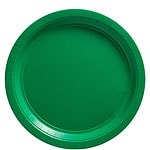 8 pratos verde folha