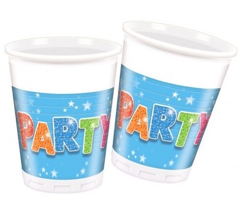 copos party azul