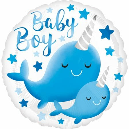 balão foil baby boy