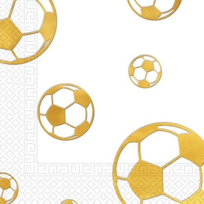 guardanapos futebol bola dourada