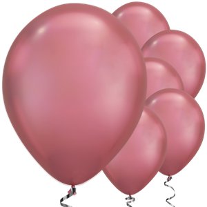 balão rosa cromado