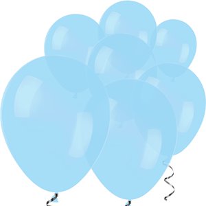 Mini balão latex Azul Pastel 5