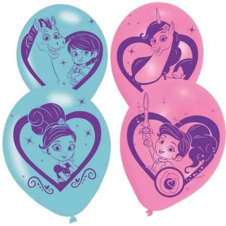 6 balões princesa Nella