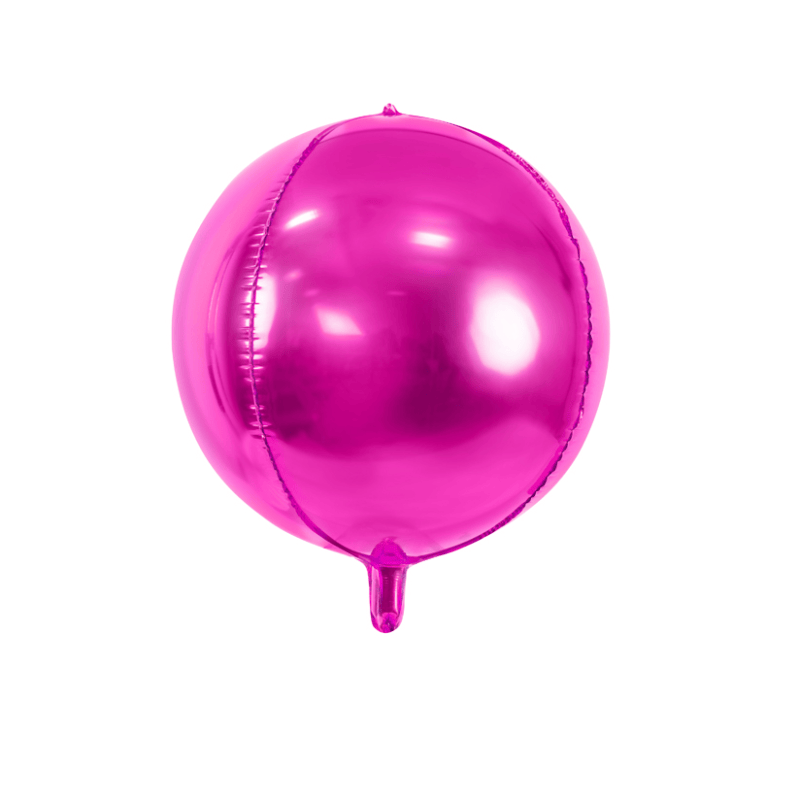 balão foil esfera fúchsia