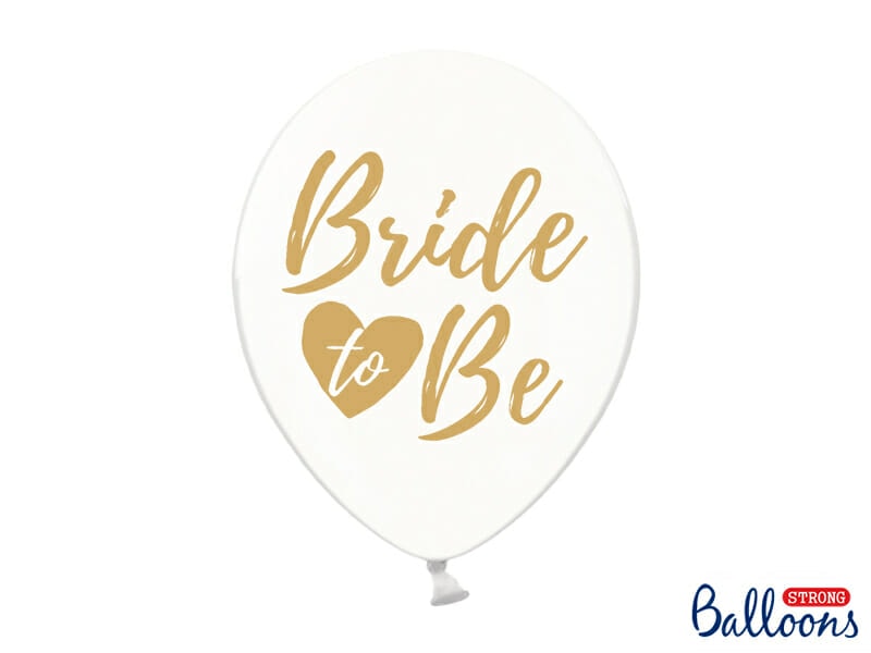 6 balões bride to be