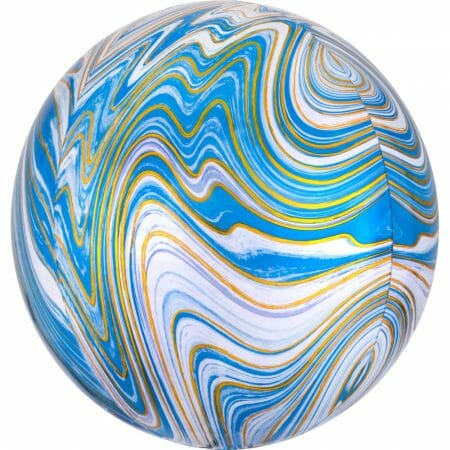 Balão ORBZ Esfera Azul Mesclado