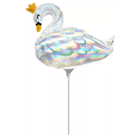balão mini foil cisne