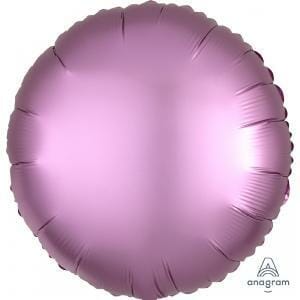 Balão foil redondo rosa