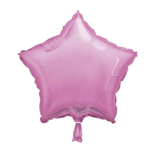 Balão Foil Estrela Rosa