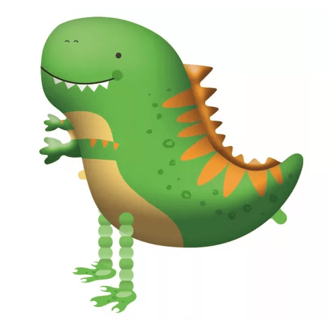 balao dinossauro rex airwalker