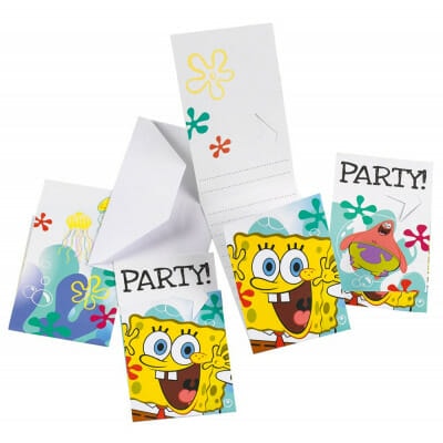 convite sponge bob