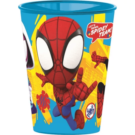 copo spiderman spidey plástico