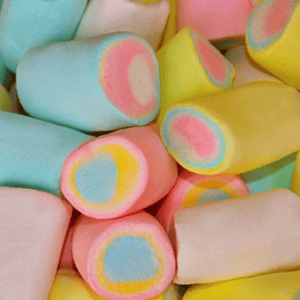 marshmallows coloridos