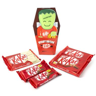 Halloween Caixão com Chocolates KIT KAT