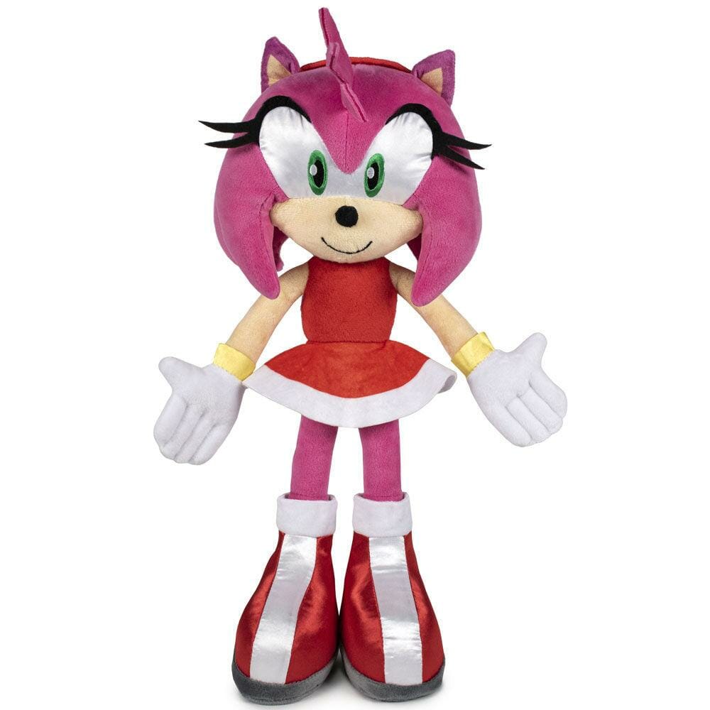 Peluche Amy Rose do Sonic 2 com 30 cm