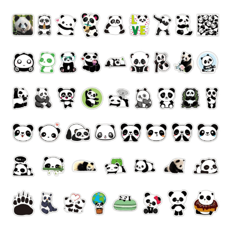 Autocolante Sortido Panda