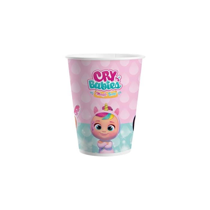 8 Copos Papel Cry Babies 200 ml