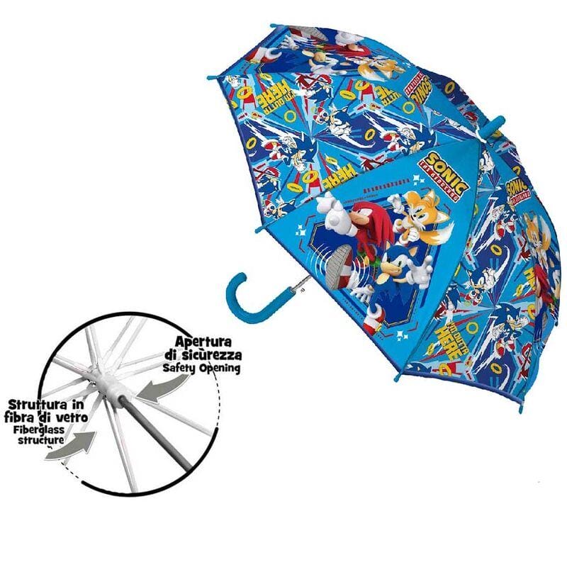 Chapéu de Chuva Manual Criança do Sonic