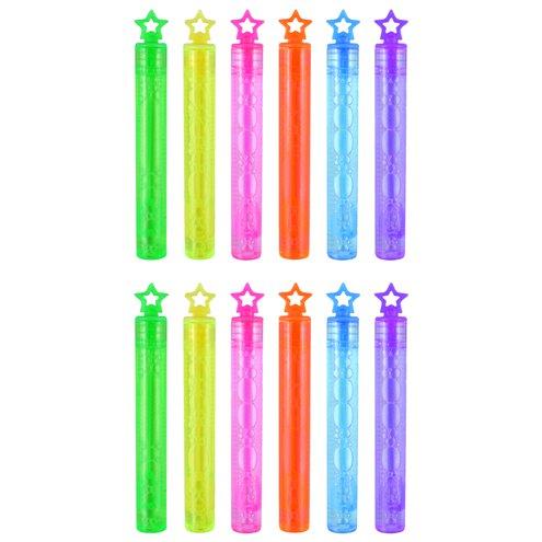 12 Mini Bolas de Sabão Cores Neon