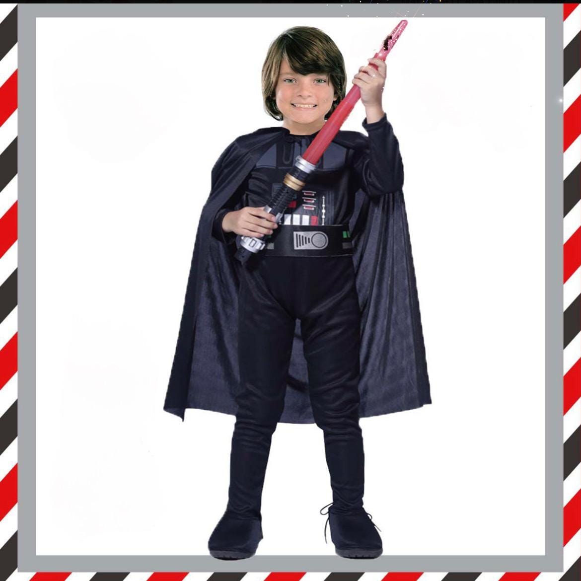Fato Criança Darth Vader Star Wars 7 a 9 Anos