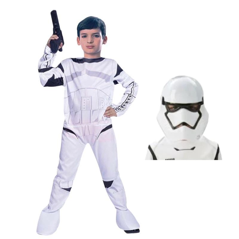 Fato Disfarce Criança Stormtrooper Star Wars 10 a 12 Anos