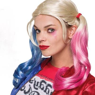 Peruca Vilã Harley Quinn