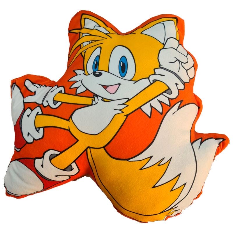 Almofada Acolchoada Tails Sonic 3D