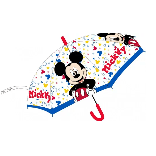 Chapéu Chuva Transparente do Mickey