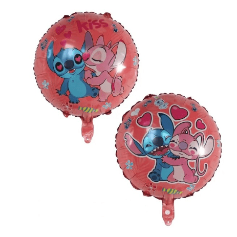 Balão Foil Stitch e Angel 43 cm