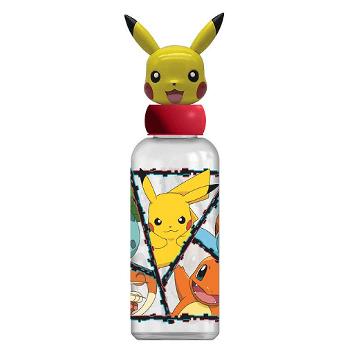 Garrafa Figura 3D Pikachu Pokémon 560 ml