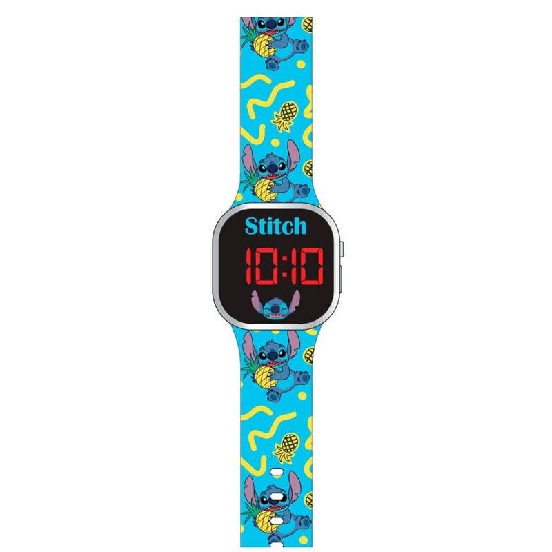 Relógio Digital LED Criança do Stitch