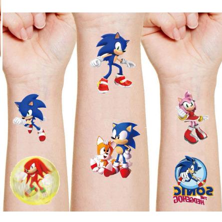 Tatuagens Temporárias Mix Sonic