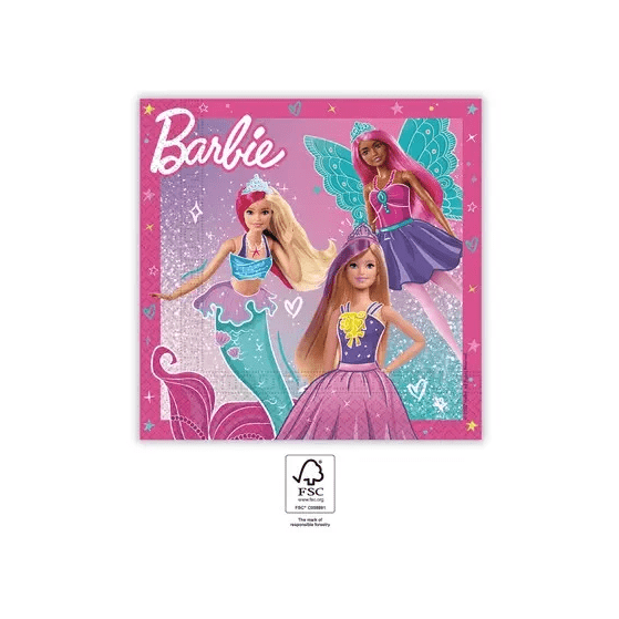 20 Guardanapos Festa da Barbie