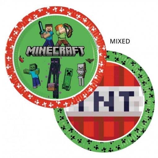 4 Sacos Oferta Papel Minecraft ⋆ Festa Na Hora Festa Na Hora