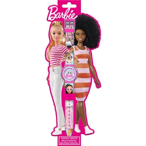 Relógio Digital LED Criança da Barbie