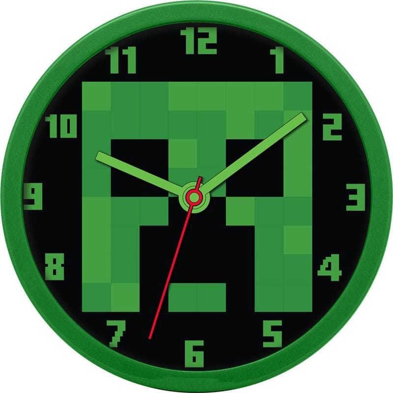 Relógio de Parede do Minecraft com 25 cm