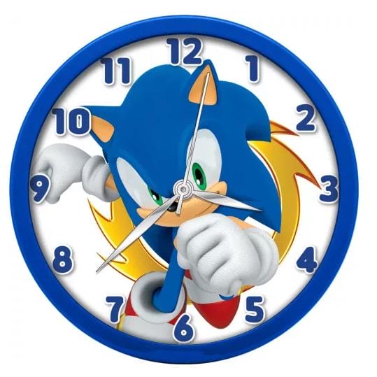 Relógio de Parede do Sonic com 25 cm