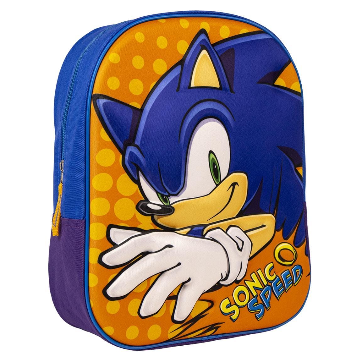 Mochila Escolar do Sonic 3D 31 cm