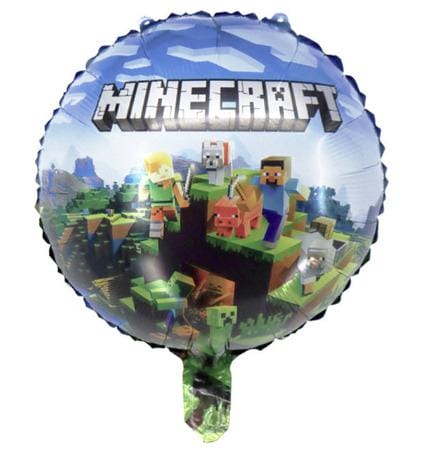 Balão Foil do Jogo Minecraft 43 cm