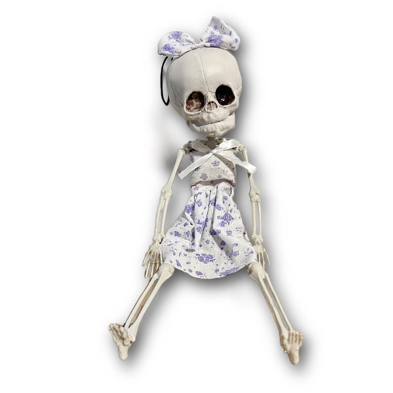 Halloween Esqueleto Articulado Criança 3D 42 cm