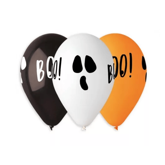 Halloween Balões Latex Mix Boo 30 cm