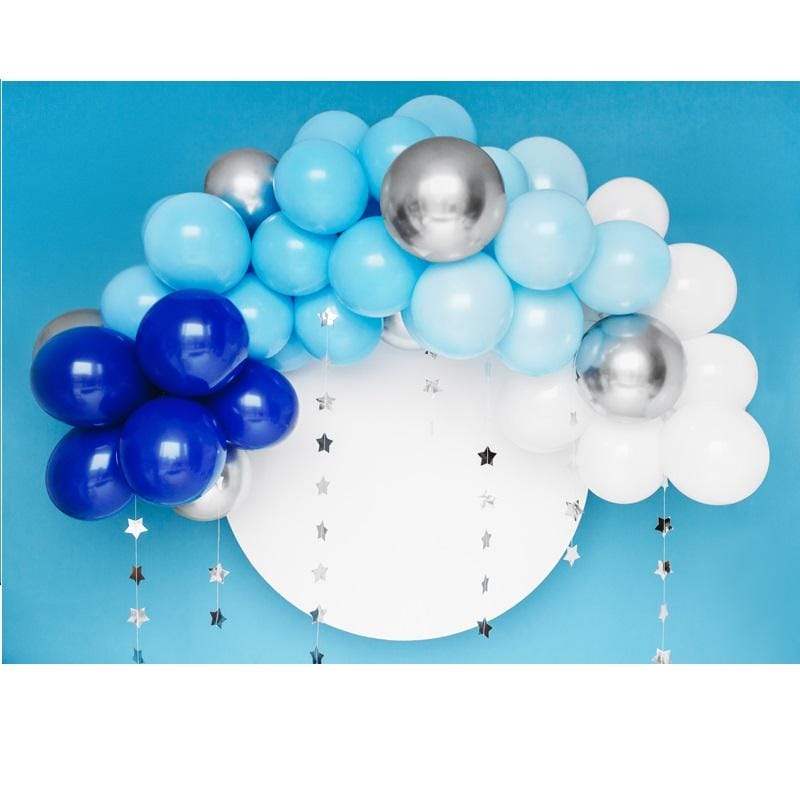 Grinalda Decoração 60 Balões Azul
