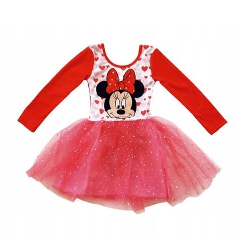 Vestido Criança Minnie Tule Glitter 2 Anos