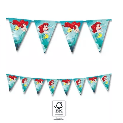 Bandeiras Decorativas Pequena Sereia Ariel