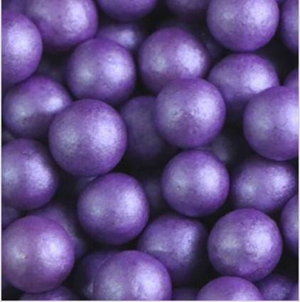 Pérolas Brilhantes de Açúcar Violeta 65 gr