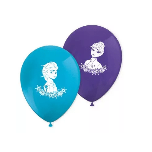 8 Balões Latex Festa Frozen 28 cm