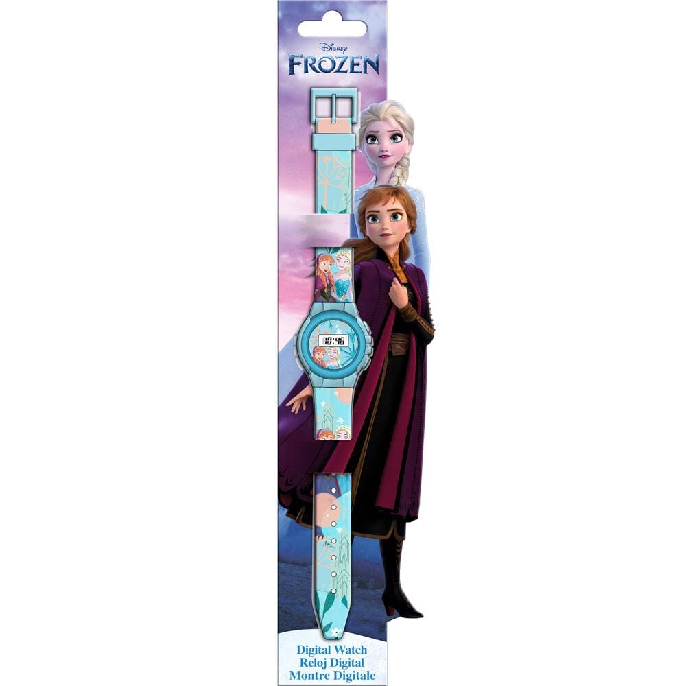 Relógio Infantil Digital Anna e Elsa Frozen